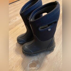Bogs Kids Black Snow Boots